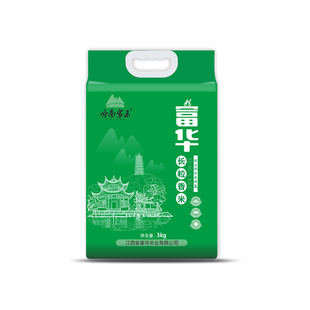 富华长粒香大米籼米当季新鲜客家米3kg6斤装绿色生态大米非真空
