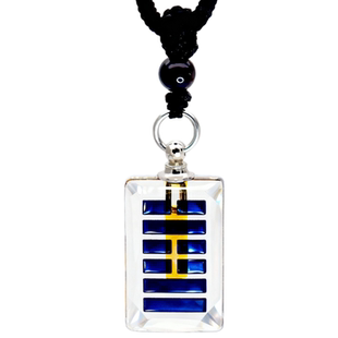 五行属水的饰品喜用水晶挂件八节卦缺补金木水火土吊坠项链男女款