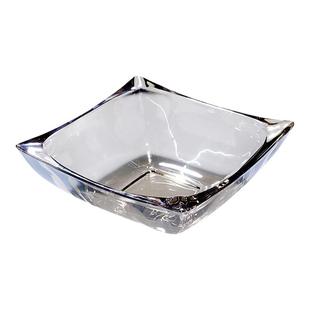 特别的创意轻奢水晶玻璃现代简约精制方形大水果盘客厅家用