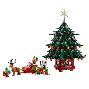 家庭圣诞树大型模型男女孩子益智拼装积木玩具圣诞节礼物适用乐高