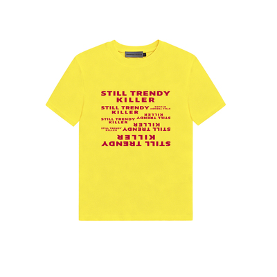 TRENDYWU千禧乖张印花短袖T恤