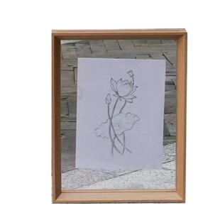 双面透明相框实木A4海报框亚克力展示框画框干花植物标本框唱片框