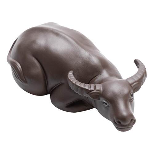 紫砂茶宠可养牛转乾坤个性茶玩创意摆件小件雕塑茶台茶盘茶道配件