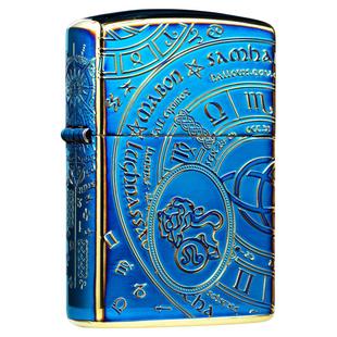 zippo防风打火机煤油官方正品熏金十二星座高颜值送男友新年礼物