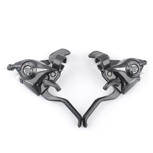 山地自行车7速8速21速24速指拨变速器单左手右手连体指拨带刹车把