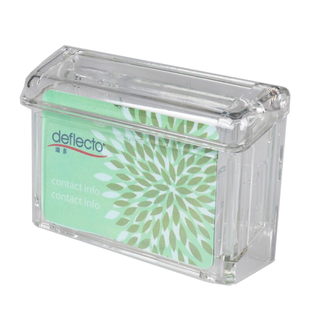 亚克力名片盒摆放架片架座卡片展示架名片盒前台收纳盒可墙上翻盖