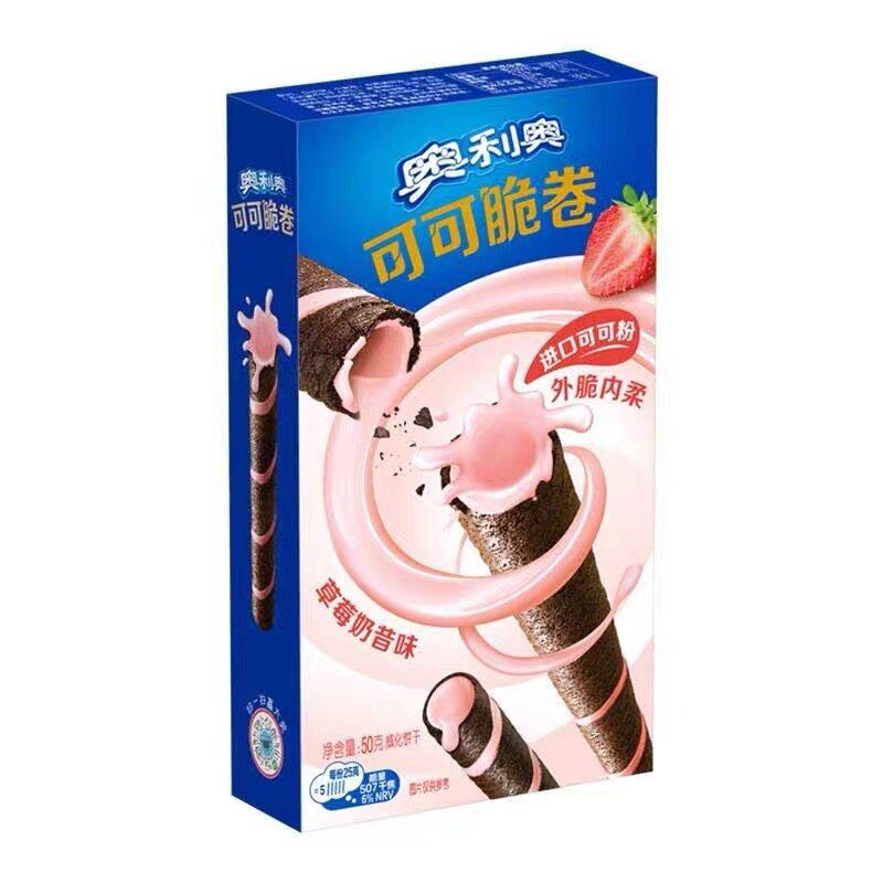 奥利奥可可脆卷草莓奶昔味50g