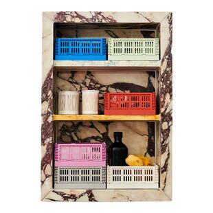 HAY 24秋季新品 Colour Crate Mini 可折叠收纳篮 桌面收纳盒