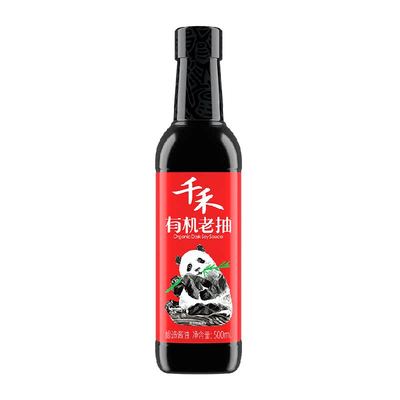 千禾酱油有机老抽500ml