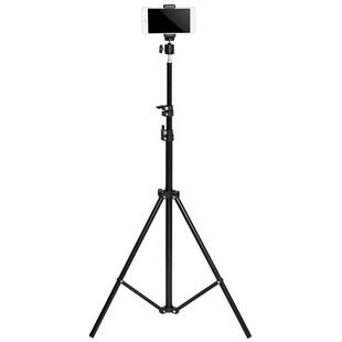 手机直播支架三脚架自拍三角多功能视频拍照线上考研复试万能通用支架双机位网红抖音便携专用落地式拍摄神器