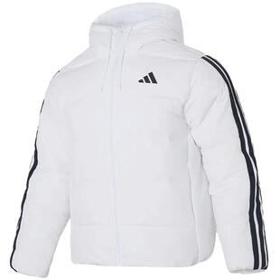 滔搏adidas阿迪达斯男子运动休闲舒适保暖连帽羽绒服外套KH3988