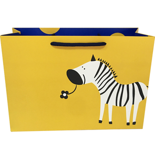 纸袋手提袋定制小清新白卡覆膜童装纸袋子定做印刷礼品袋硬礼物袋