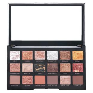 清仓Makeup Revolution Pro大理石18色眼影astrological哑光珠光