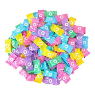 无糖薄荷糖清新口气火锅酒店接待独立小包装圈圈散装糖果零食批发