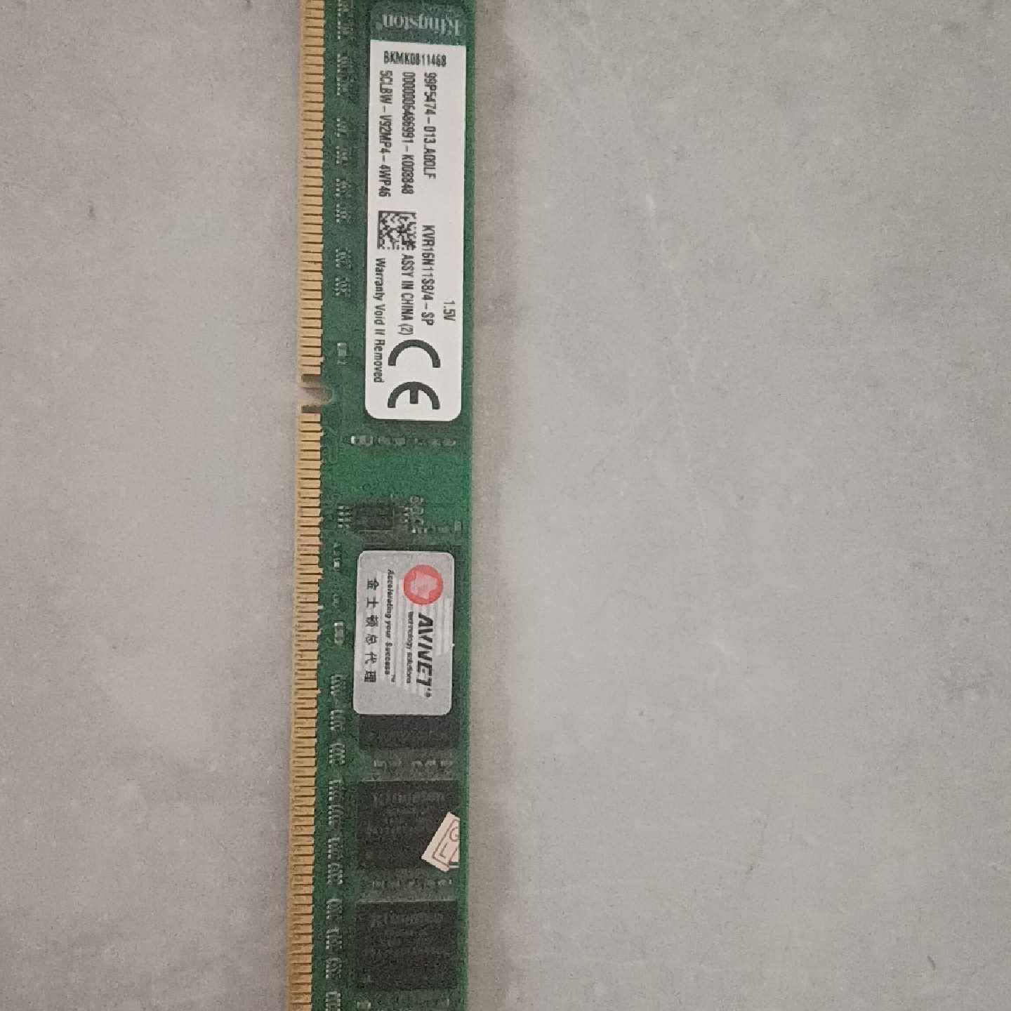 议价金士顿DDR3 4G内存条，1600MHz，台式机用，拆机下