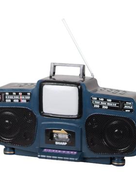 708090年代磁带录音机收音机摆件