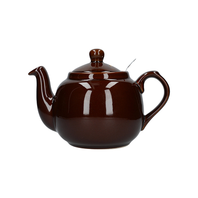 London Pottery田园英式1200ml古铜色含滤网茶壶复古泡茶壶ins