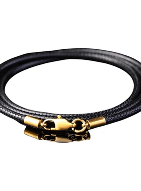 蜡皮绳项链绳吊坠挂绳黄金挂脖绳