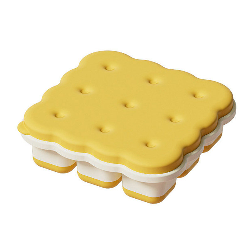饼干造型带盖食品级PP冰格模具