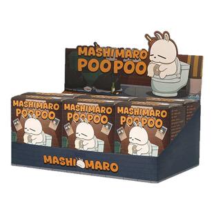 新款流氓兔PooPoo盲盒摆件玩偶亚克力可爱桌面装饰解压生日礼物女