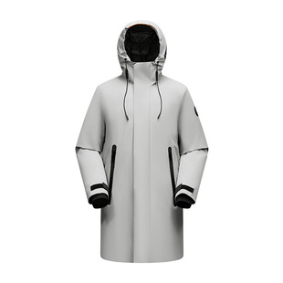 美力城反季钛金户外鹅绒服2024冬季男女同款情侣工装羽绒服166