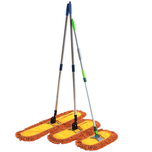 家用平板大号排拖酒店宽长拖把尘推地拖布大码工厂保洁40 60 90CM