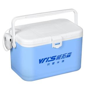 威拓森2024款活虾箱迷你车载小钓箱海钓增氧泵打氧保温可坐活鱼箱