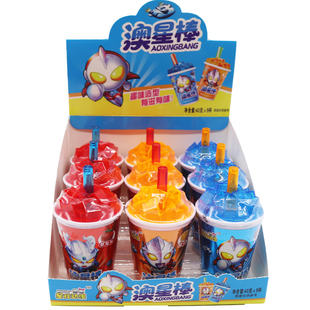 Q趣哨杯VC软糖吸管糖水果味维C软糖儿童零食玩具糖果吸吸棒糖果