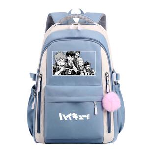 秀洛乌野音驹及川彻动漫二次元周边书包男双肩背包双肩包排球少年