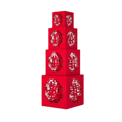 佰聚鑫结婚喜字摆件订婚堆盒装饰