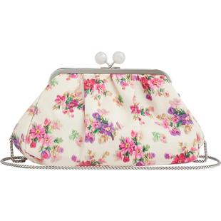 LK BENNETT【皇家赛马会】印花贝壳手抓包女高级感可拆链条单肩包