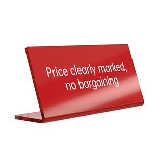 ins风彩色亚克力付款码提示牌立牌台牌台卡展示牌子定制商店明码标价微信支付宝扫码二维码