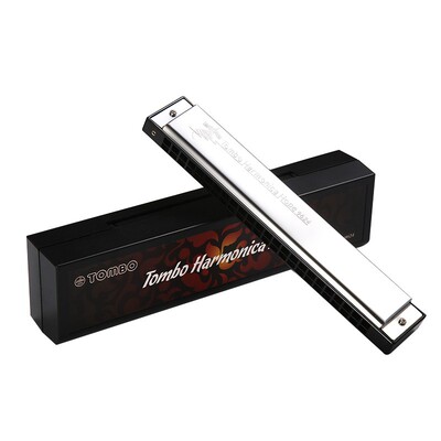 日本TOMBO通宝24孔重音口琴