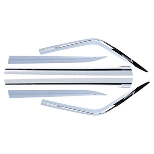 雷克萨斯GX550h铂金车窗雨眉晴雨挡改装凌志黑武士加宽加厚挡雨板