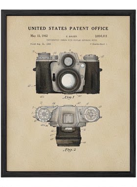 照相机胶卷复古怀旧美式VINTAGE中古风拍照相机CAMERA摄影老相机