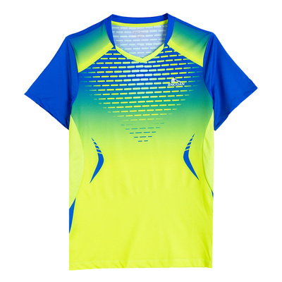 渐变短袖佳木斯健身操团体晋冠