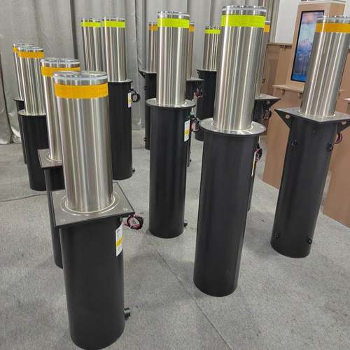 全自动液压升降柱电动伸缩地桩停车场挡车路障遥控不锈钢防撞路桩
