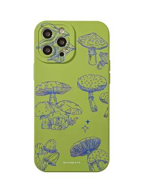 benefit奇怪猫咪个性蘑菇17适用于iphone16promax苹果15PRO手机壳13新款14套12创意11全包xsmax硅胶xr防摔8p