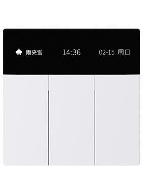 领普E5屏幕智能开关手机APP联动