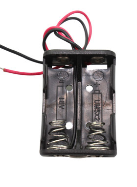 2节12V23A电池盒串联并联24V23A带线电池座 可装8号2节3V电池盒