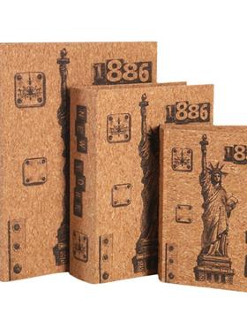 欧式风书籍盒子摄影道具橱窗摆件