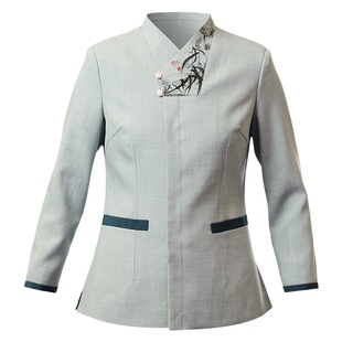 衣研堂酒店保洁工作服民宿客房保洁员清洁阿姨加棉加厚秋冬装套装