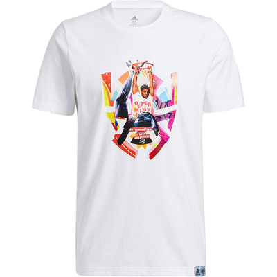 阿迪达斯男士篮球运动短袖