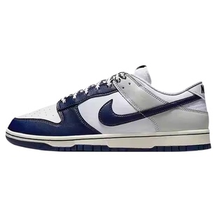 Nike/耐克 男女Dunk Low运动鞋蓝白配色系带跑步鞋美风IM2222-101