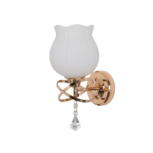 LED客厅背景墙壁灯楼梯过道金色双头床头壁灯现代卧室简约床头灯