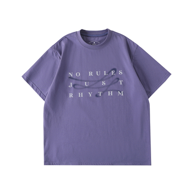 LR MADE 26SS 定番标语t 凉感Sorona® 经典虚幻线条 印花短袖T恤