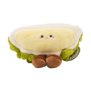 KKVNUZZLE动物毛绒笔袋可爱高颜值大容量学生文具收纳袋