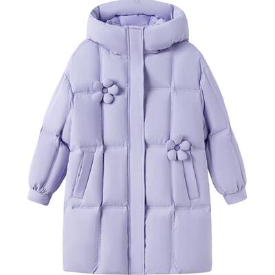 巴拉巴拉儿童长款2024新款羽绒服