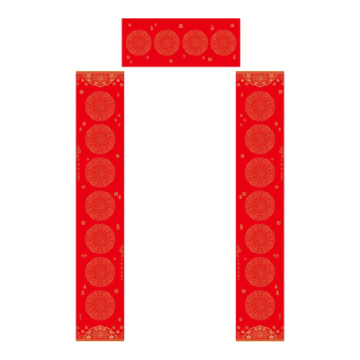 铜板万年红不褪色对联