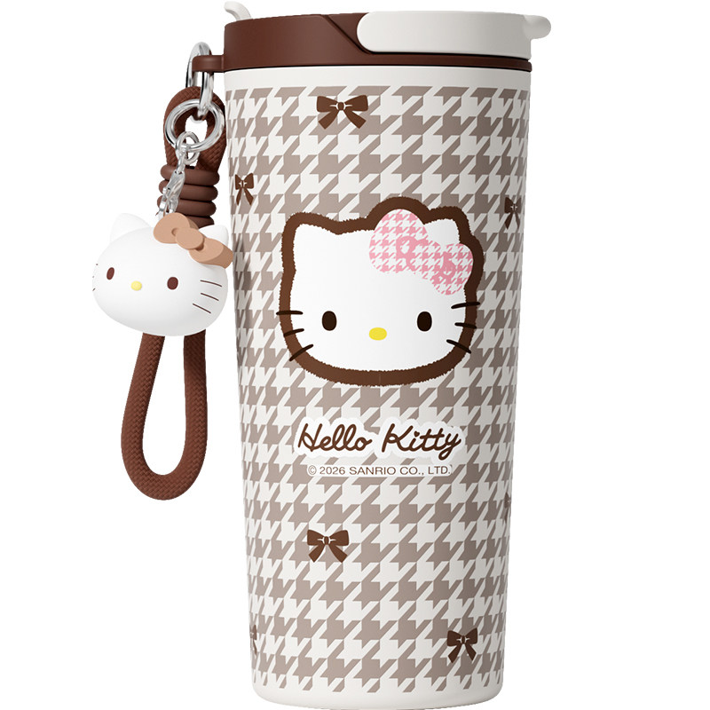 hellokitty保温杯女生高颜值咖啡吸管水杯送女友闺蜜实用生日礼物